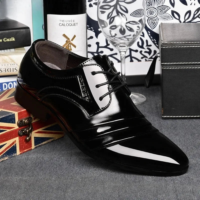 New Classic Shoes Men Leather Original Formal Oxford Shoes for Men Dress Shoes Men Wedding Dress Office Shoe Zapatos De Hombre - Sun Studio