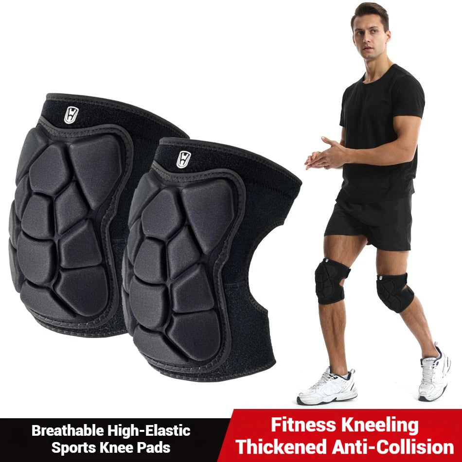 WOSWEIR-Adult Tactical Sports Knee Pads for Skiing Training Thickened Anti-Collision Roller Skating Kneeling Protection Pads - Sun Studio