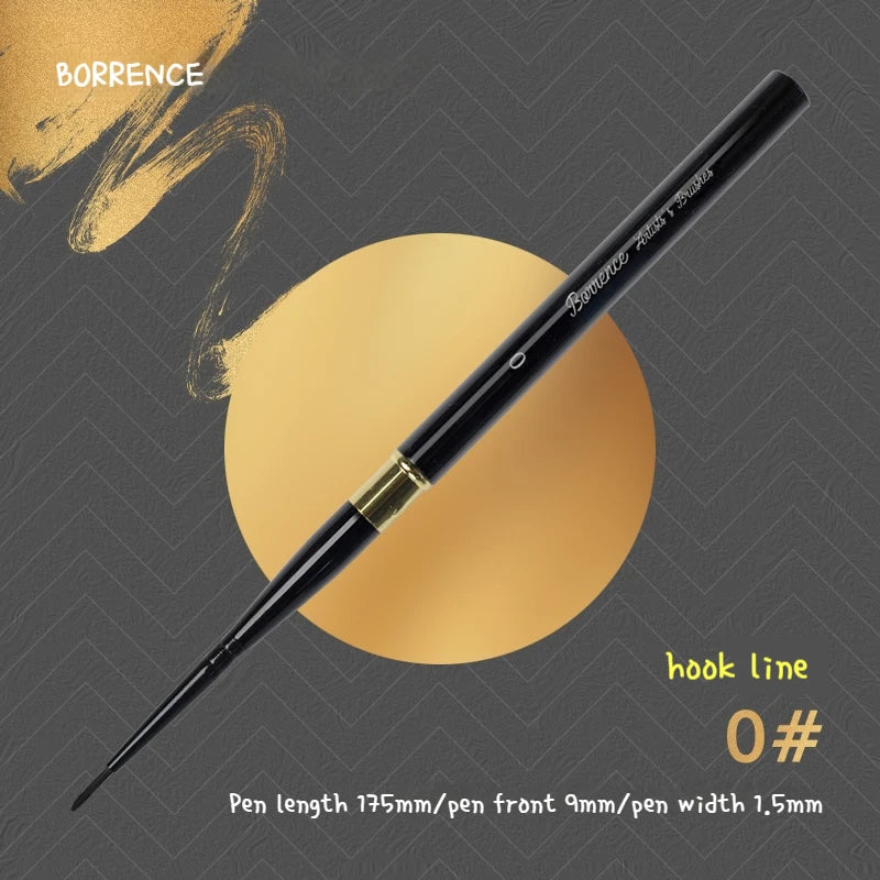 Artist Hand-Painting Drawing Brushes Gouache Watercolor Brush Pen for Water Color Painting Drawing Office School Art Supplies - Sun Studio