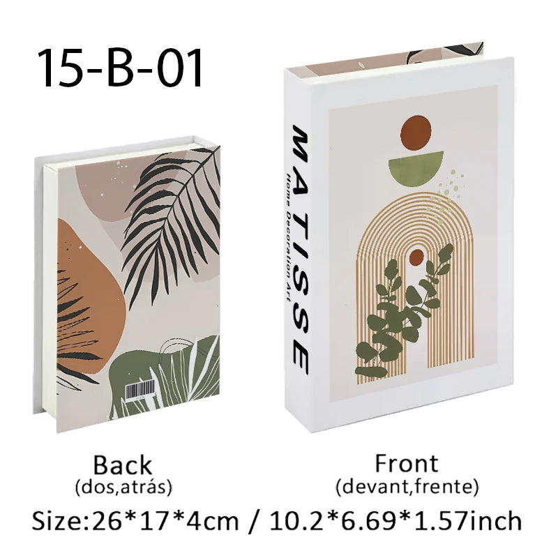 Matisse Fake Books For Decoration Storage Box Abstract Coffee Table Books Luxury Bedroom Decorative Book Bauhaus Boho Home Decor