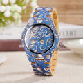 Men's Watches BOBO BIRD Bamboo Quartz Watch Pattern Printing Colorful Wooden Wristwatch 2025 New - Sun Studio