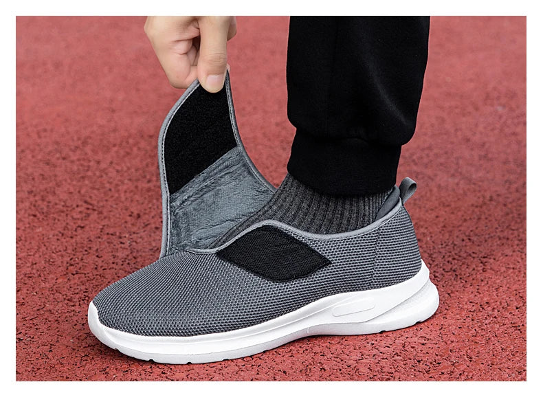 Winter Women Orthopedics Wide Feet Swollen Walking Casual Shoes Thumb Eversion Adjusting Soft Comfortable Diabetic Man Shoes - Sun Studio