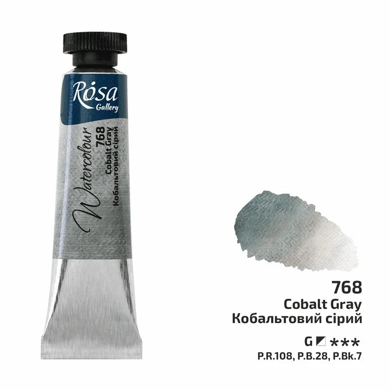 ROSA New 10 Color Precipitated Watercolor Pigments 10ml Tube Master Watercolor Paint Student Artist Painting Supplies - Sun Studio
