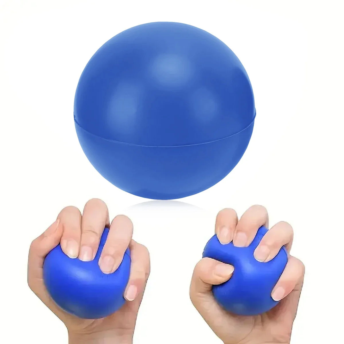1PC 7cm High Elasticity Grasping Ball Finger Strengthening Grasping Massager Exerciser Ball Squeezing Training Muscle Exerciser - Sun Studio