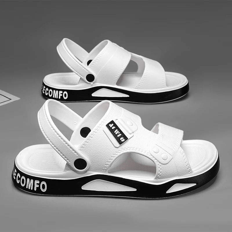 Men's Slippers Summer New Sandals EVA Light Adult Thick-soled Beach Shoes Non-slip Open-toe Sandals for Outdoor - Sun Studio