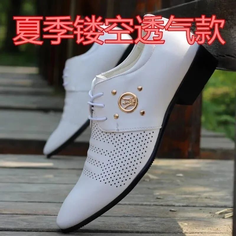 Summer Leather Shoes for Men Male Leather Fashion Business Luxury Colorful Party Dress Shoes Loafers 남성구두 Sapatos Masculinos