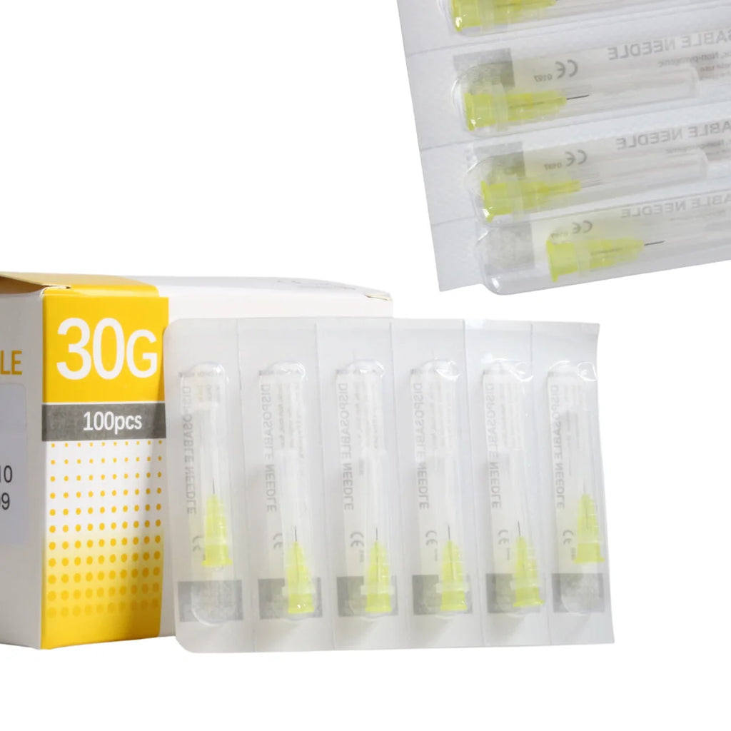 100pcs/box 30G 4mm 13mm Disposable Needle Small Painless Tattoo Needle Injection Needle surgical tool - Sun Studio