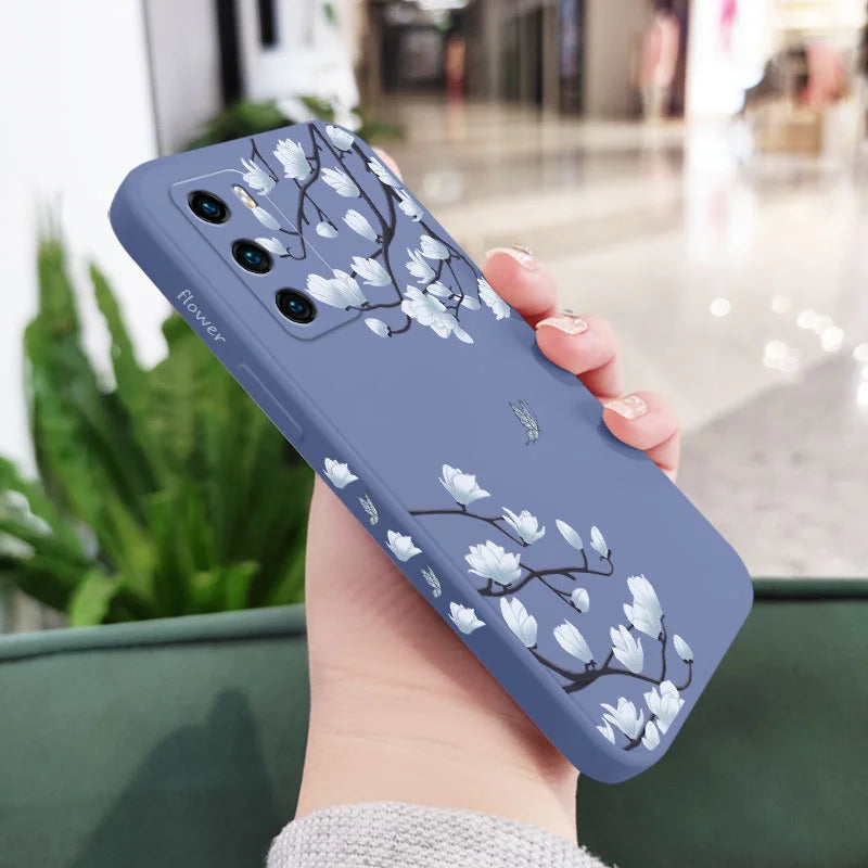Tree Branch Phone Case For Huawei P40 P50 P30 P20 Pro Lite Nova 5t Y7A Mate 40 30 20 Pro Lite Liquid Silicone Cover - Sun Studio