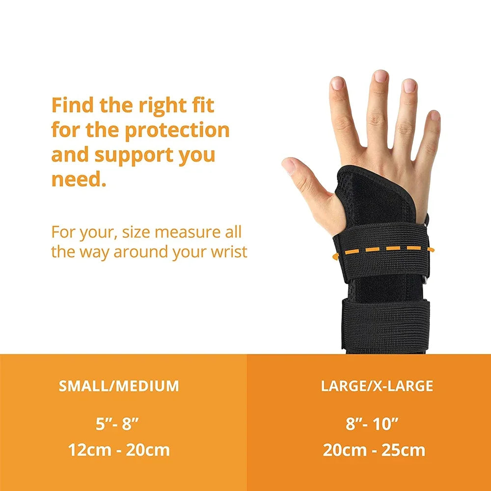 Fitness Thumb Wrist Brace Wraps Carpal Tunnel Arthritis Tendonitis Sprain Wrist Support Bandage Gym Home Sports Hand Protector - Sun Studio