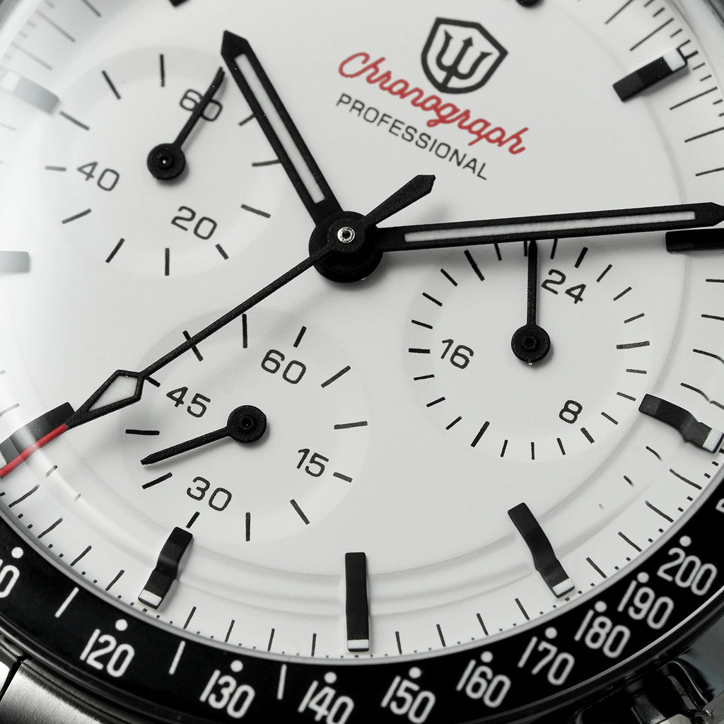 Watchdives WD1863 Sports Chronograph Watch VK63 Sweep Mechanical Quartz Watches Bubble Sapphire Mirror Waterproof 100M Men Watch - Sun Studio