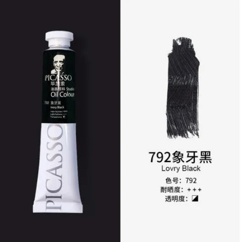 50/170ML Oil Painting Pigment for Beginners and Students Majoring In Fine Art Painting Creation Light-resistant Delicate Pigment