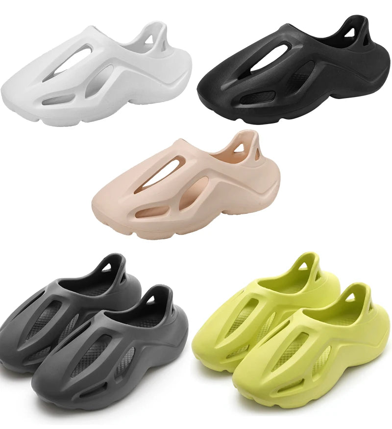 Summer Men Women Slippers Camouflage Platform Outdoor Clogs Shoe Beach Sandals Male Soft EVA Indoor Home Slides Lover Flip Flops - Sun Studio