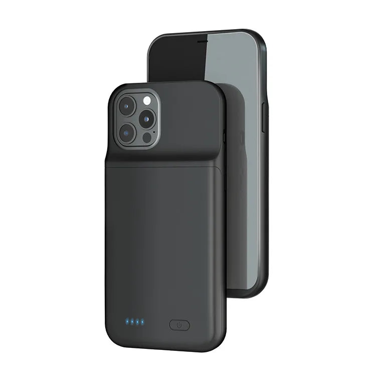 6800mAh Outdoor Backup Battery Portable Soft Silicone Charging Case for IPhone16 ProMax 15 14 13 12 11 XSmax 8 7 6 Full Series - Sun Studio