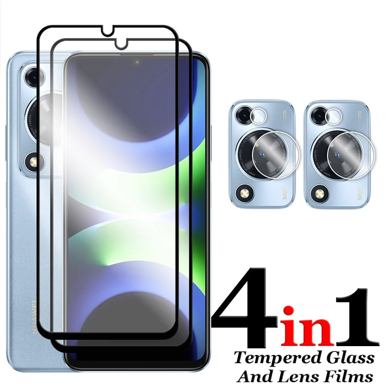 6in1 For Huawei Nova Y72s Glass For Huawei Nova Y63 Y72 Y72s Tempered Glass 2.5D Full Cover Screen Protector For Nova Y72s Film - Sun Studio