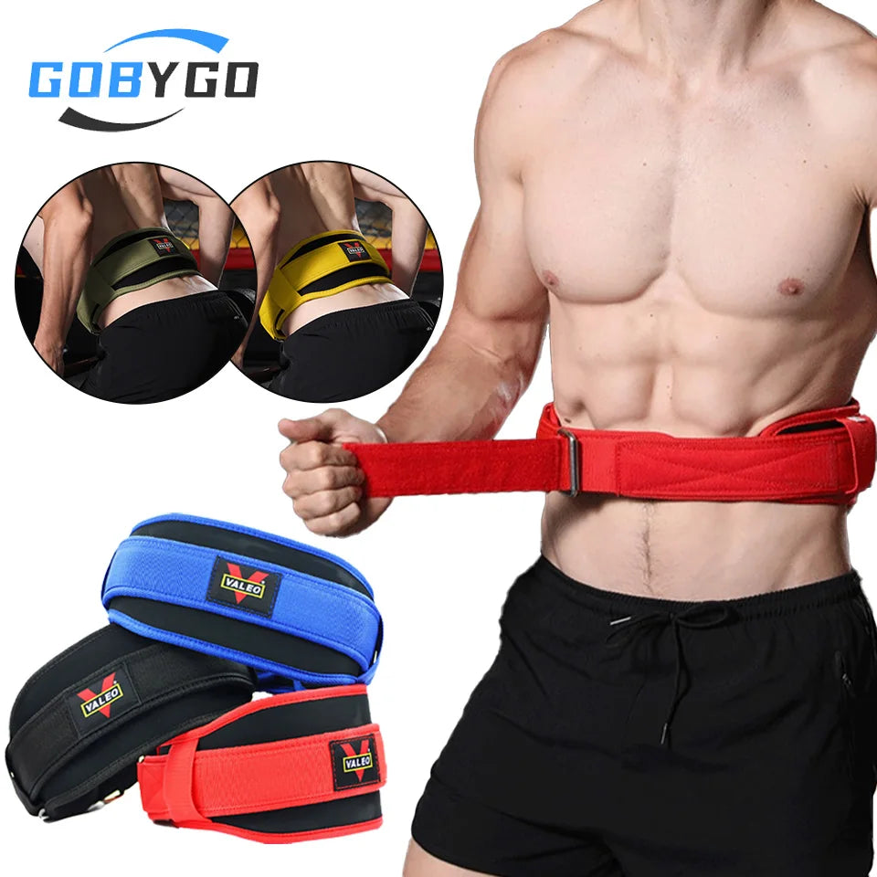 GOBYGO Weight Lifting Belts Gym Back Supports Gym Weights Cross Training Squatting And Pulling Exercise Waist Support Men Women - Sun Studio
