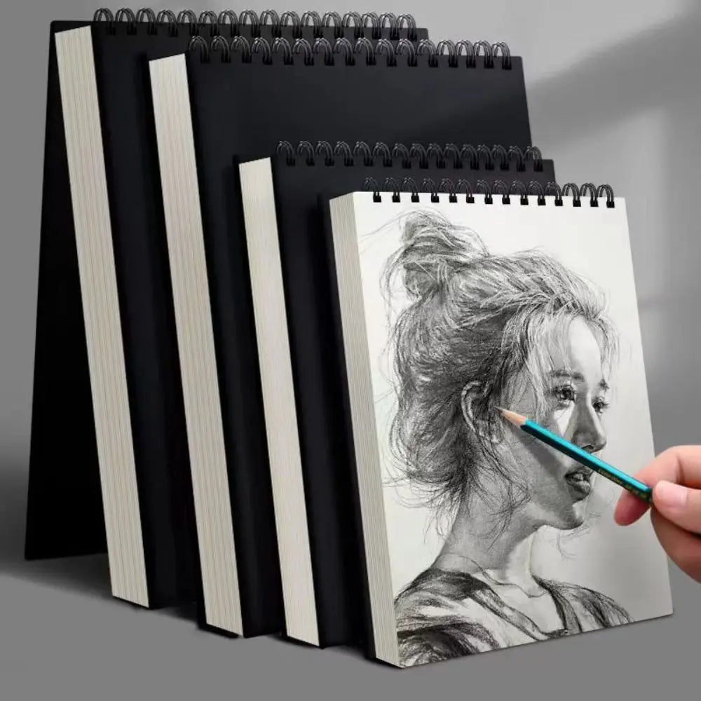 30 Sheets 8K 16K Coil Sketchbook Spiral Bound Eco-Friendly Thick Drawing Paper Acid Free A4 A5 A6 Artist Sketch Pad Oil Painting - Sun Studio