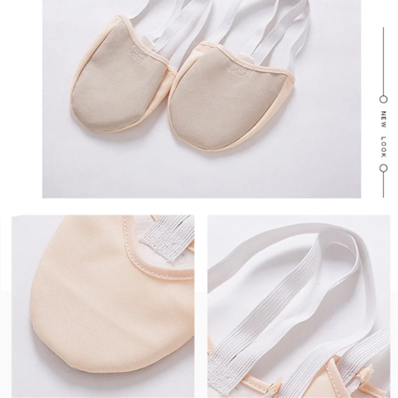 Half Length Rhythmic Gymnastics Equipment Soft Breathable Socks Knitted Sole Shoes Art Gym Child Adult Dancing Pads Insoles - Sun Studio