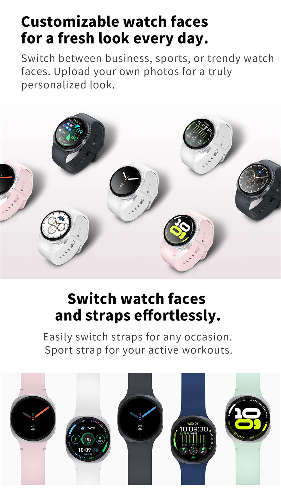 Smartwatch 8 Mini Watch GPS Track Smart Watches For Men Women Sports Heart Rate Bluetooth Call NFC IP68 Waterproof Compass Band - Sun Studio