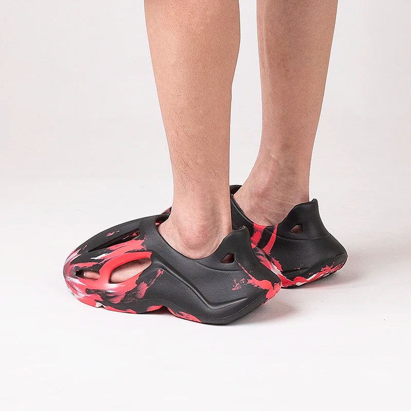 Summer Men Women Slippers Camouflage Platform Outdoor Clogs Shoe Beach Sandals Male Soft EVA Indoor Home Slides Lover Flip Flops - Sun Studio