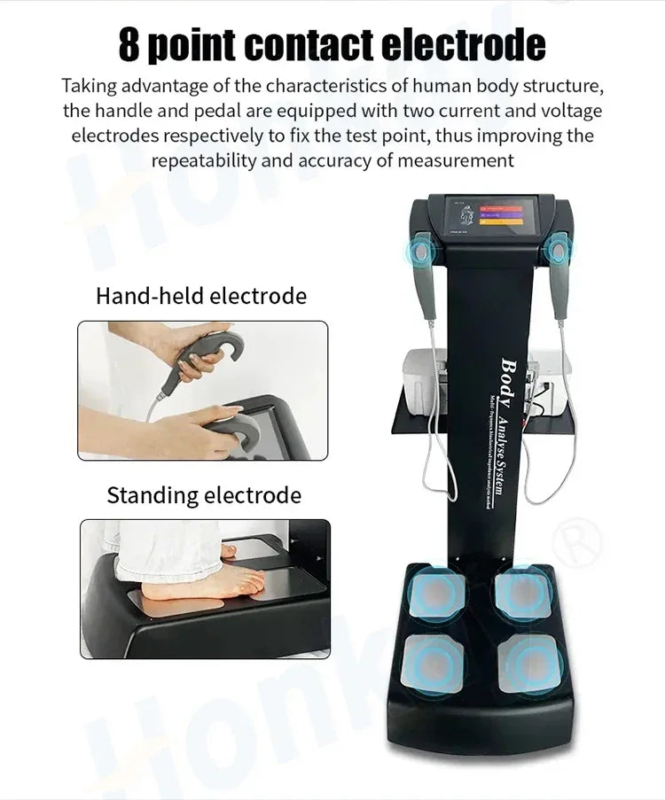 Salon SPA Body Composition Analysis Equipment Bioelectrical Impedance Analyzer With Printer BMI Measurement Machine - Sun Studio