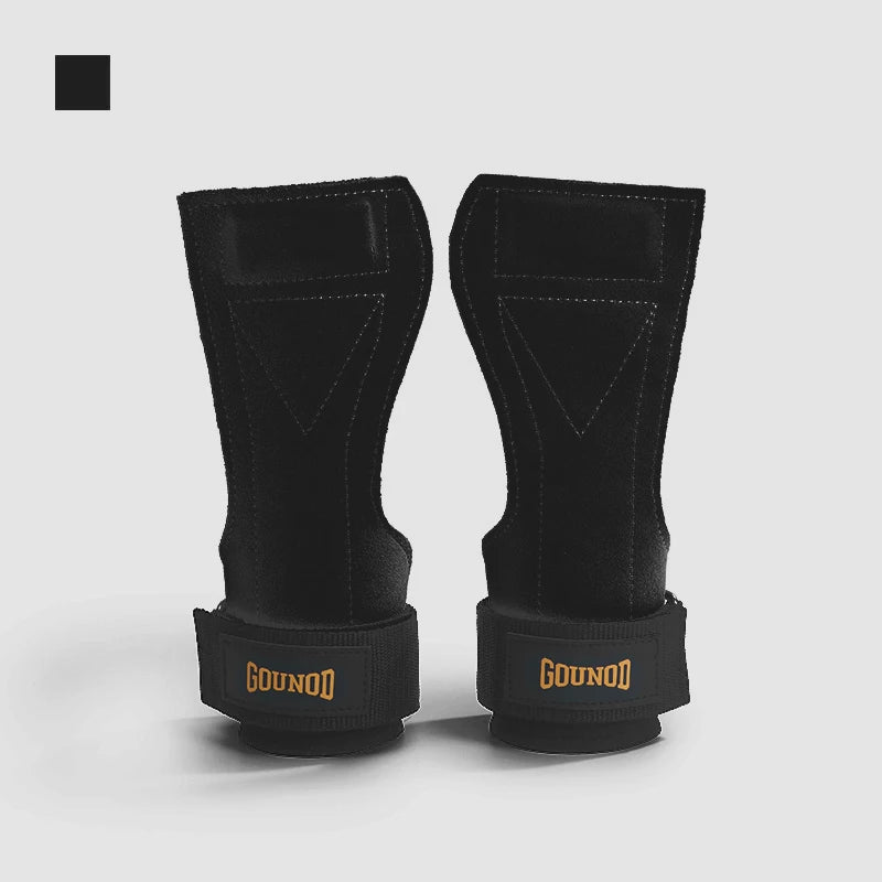 2pc/1Pair GOUNOD Gym Grip Cowhide Palm Protector Weightlifting Gymnastics Exercise Glove Grip Fitness Training Equipment - Sun Studio