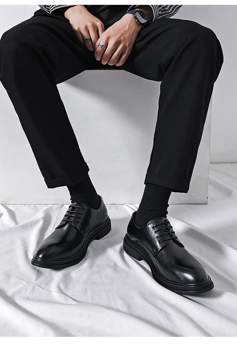 2024 Italian Dress Shoes Men Wedding Party Shoes High Quality Casual Loafer Male Designer Flat Shoes Zapatos Hombre Plus Size 47 - Sun Studio