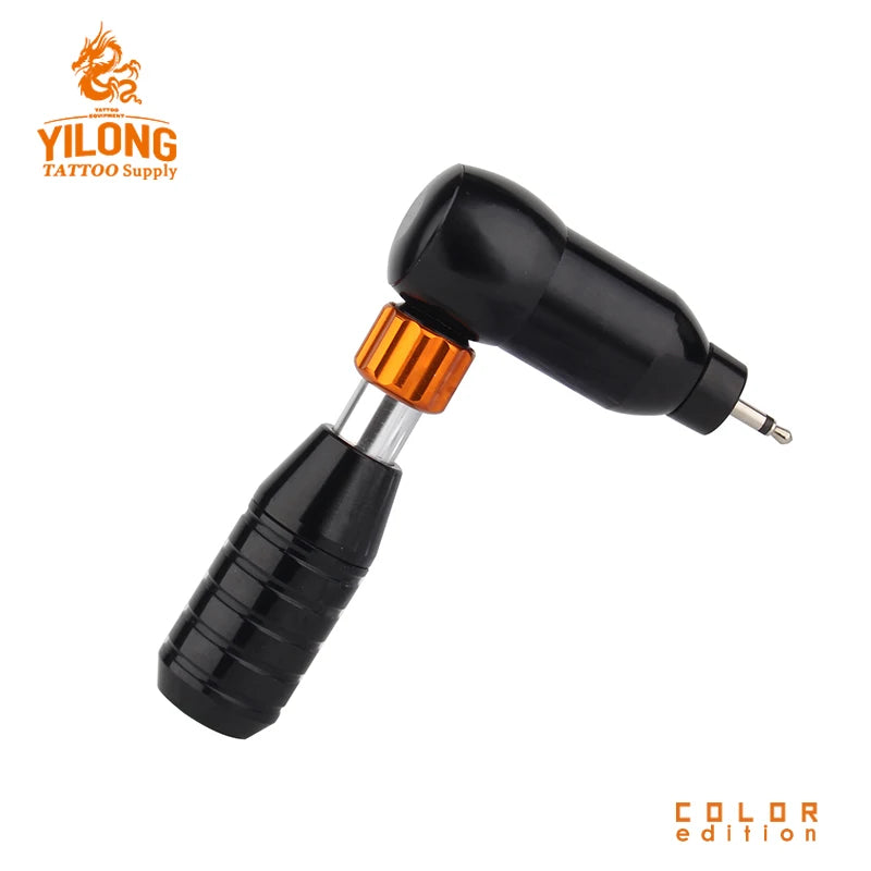 YILONG Professional L-shaped Tattoo Gun Adjustable Rotary Pen Motor Hybrid Tattoo Machine With RCA Tattoo Tools - Sun Studio