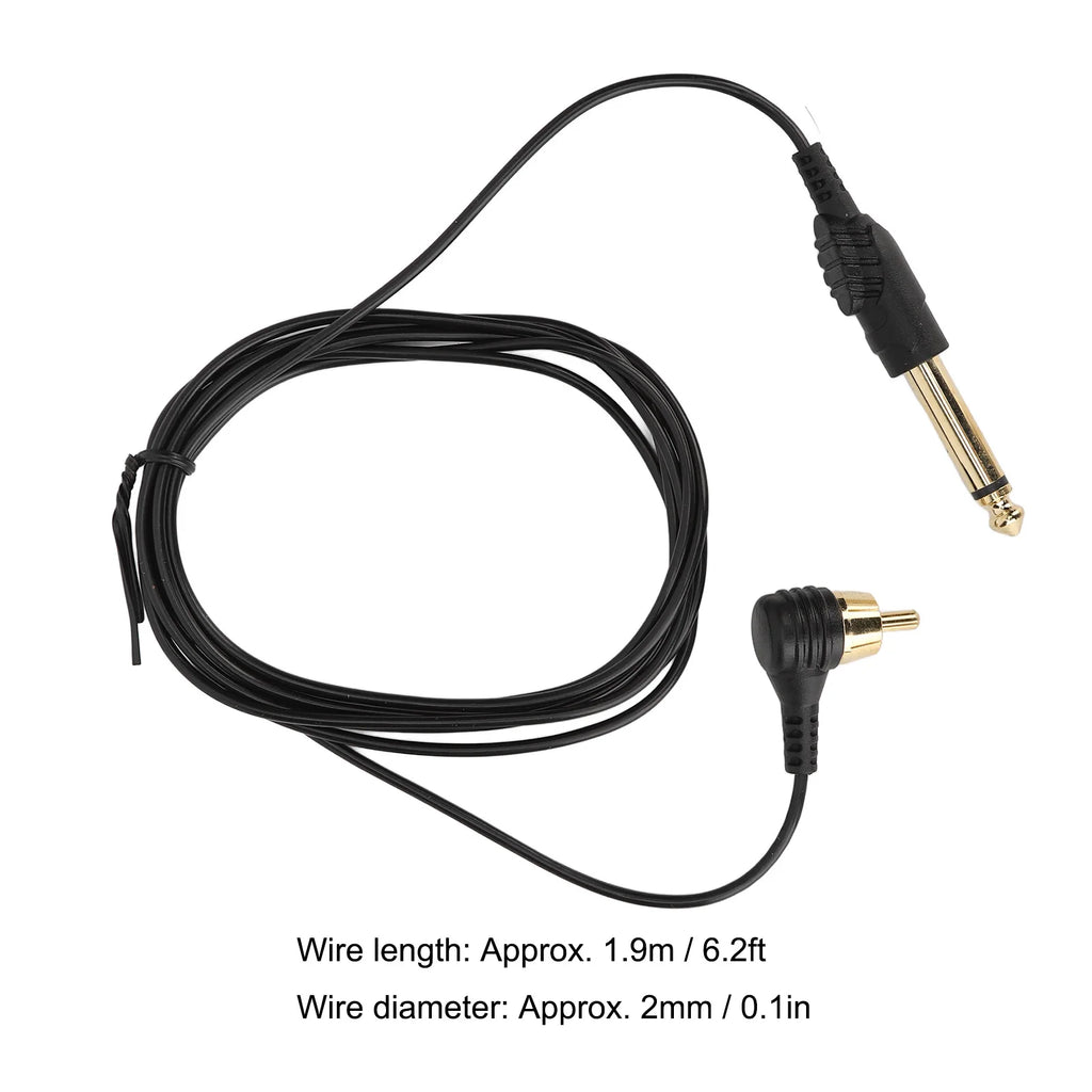 Tattoo Pen Power Supply 6.2ft  Tattoo Clip Cord TPE Tattoo Clip Cable Tattoo Machine Power Cord Tattoo Pen Power Supply - Sun Studio