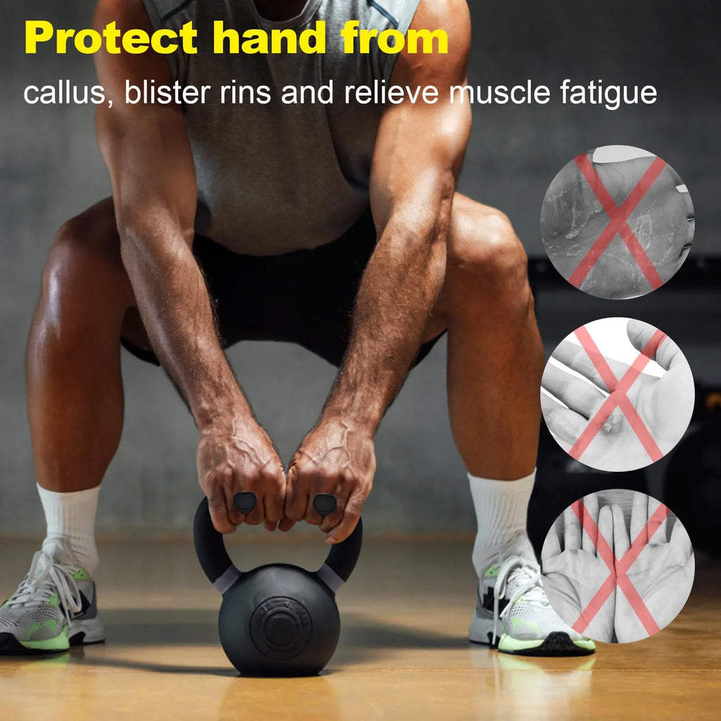 Gym Gloves Grip Strengthener Silicone Palm Grips Crosstraining Palm Grip Hand Protection for Gymnastics Weightlifting Exercise - Sun Studio