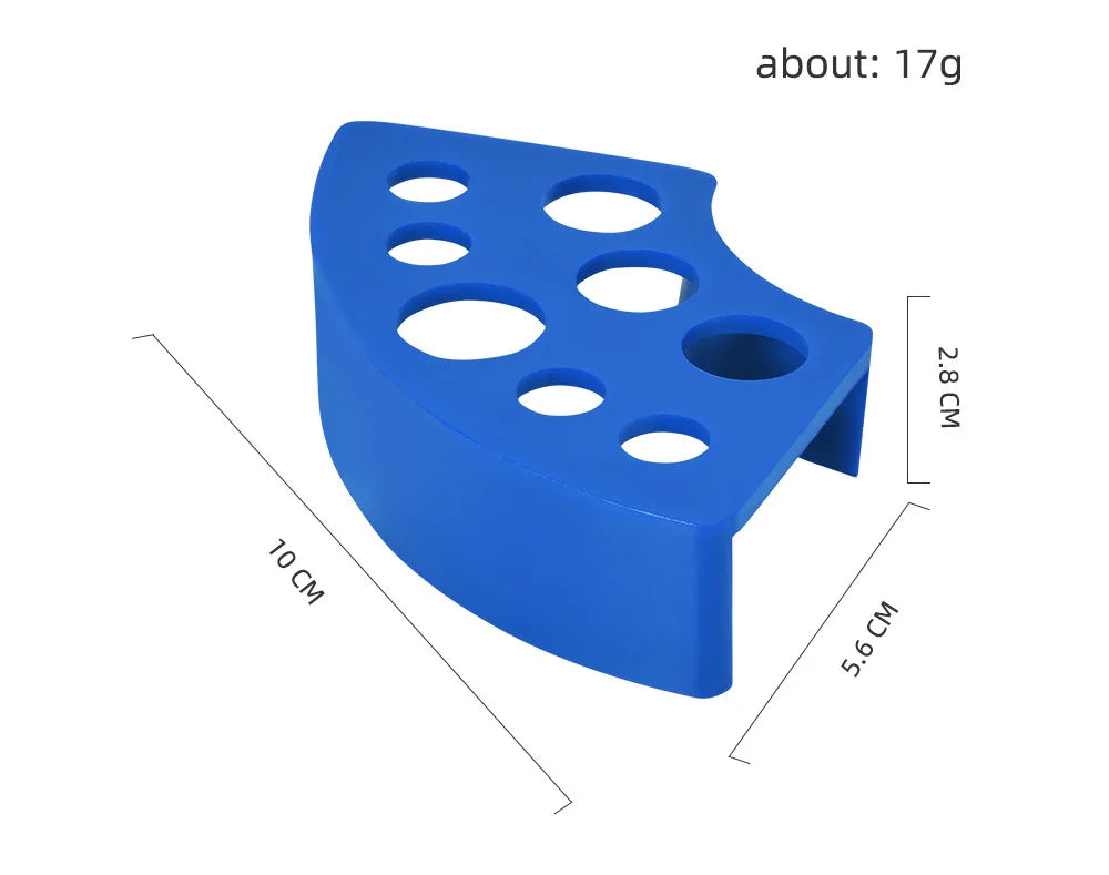 8 Holes Tattoo Ink Cup Holder Stand Makeup Accessories Random Color Trailer Supplies Tatoo Tool Pigment Brack Container - Sun Studio