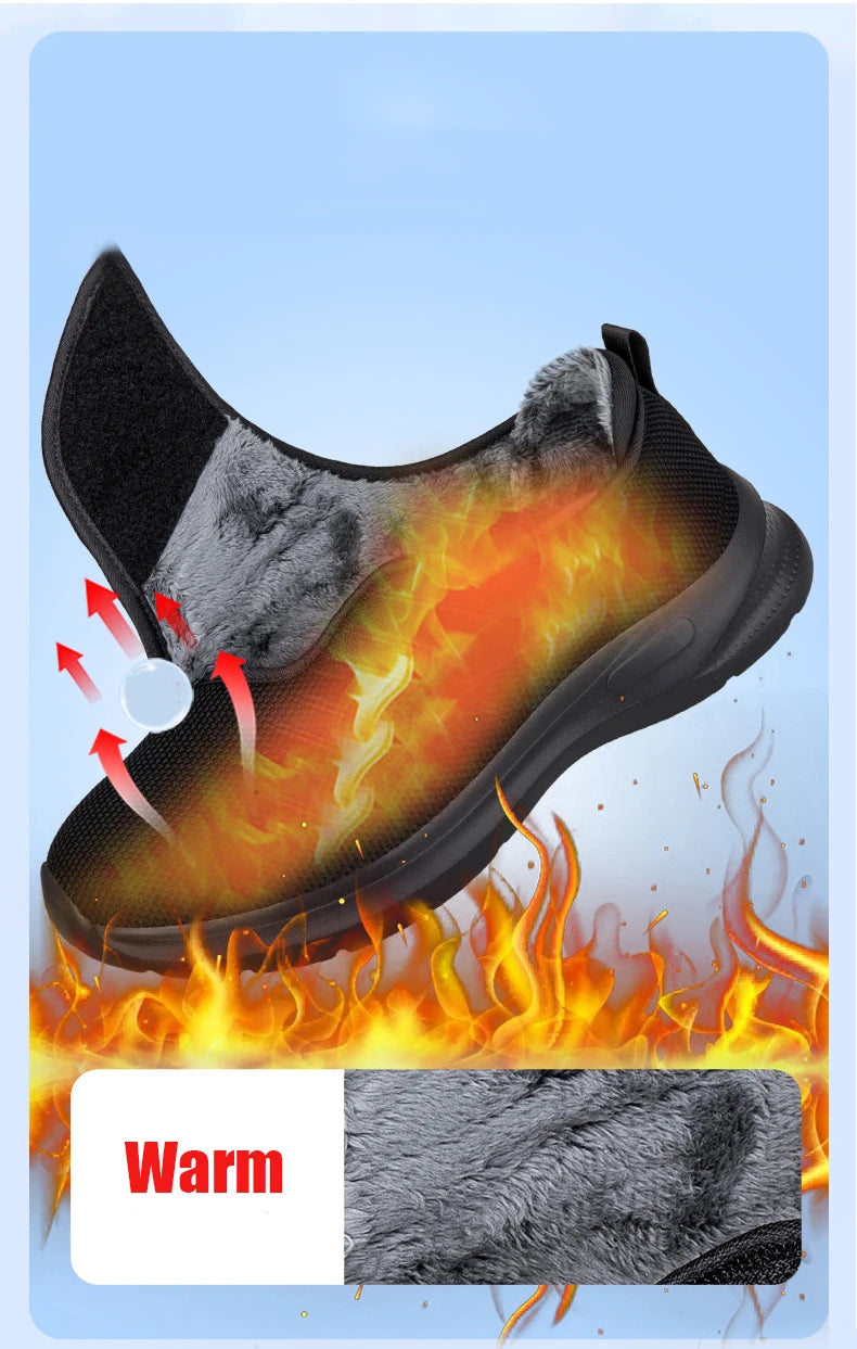 Winter Women Orthopedics Wide Feet Swollen Walking Casual Shoes Thumb Eversion Adjusting Soft Comfortable Diabetic Man Shoes - Sun Studio