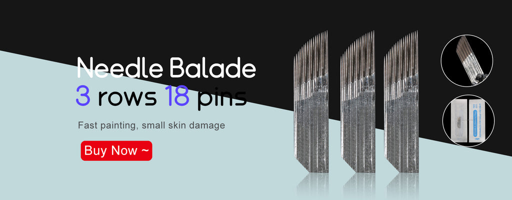 0.2mm U-Shape 16 Pin Microblading Needle Eyebrow Tattoo Blade For Permanent Makeup Manual Pen 3D Eyebrow Embroidery - Sun Studio