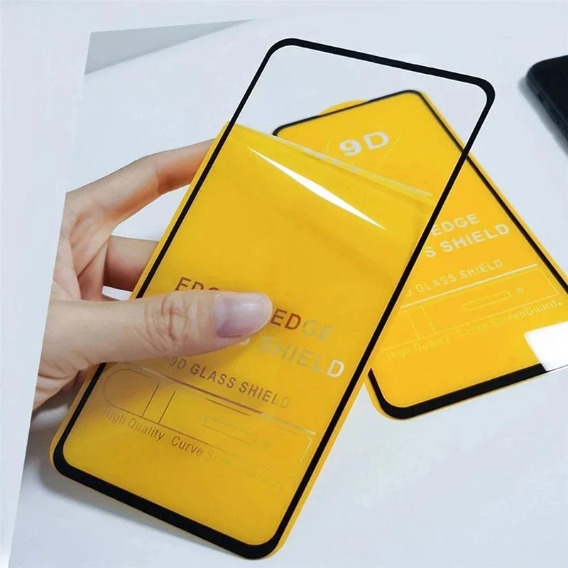 2-4PCS 9D Tempered Glass For Redmi Note 13 12 11 Pro Plus 10 9 8 12S 11S 10S Screen Protector for Xiaomi Redmi 13C 12C 12 10C 10 - Sun Studio