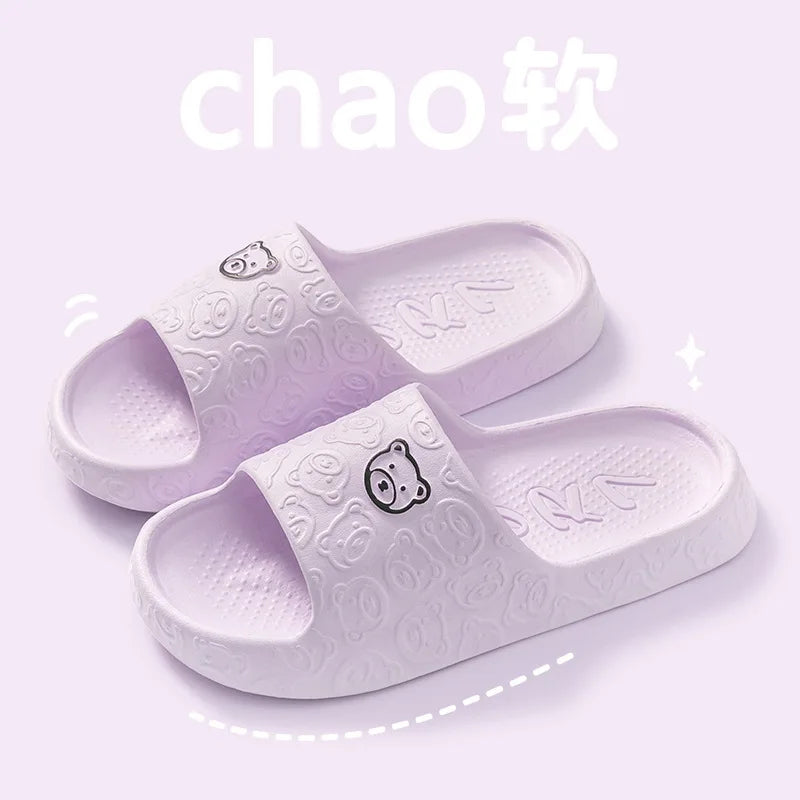 Anti-slip Indoor Toilet Slippers Bathroom Home Use Wearing a Slug Outside Living Room Slippers New Summer House Shoes Slipper - Sun Studio