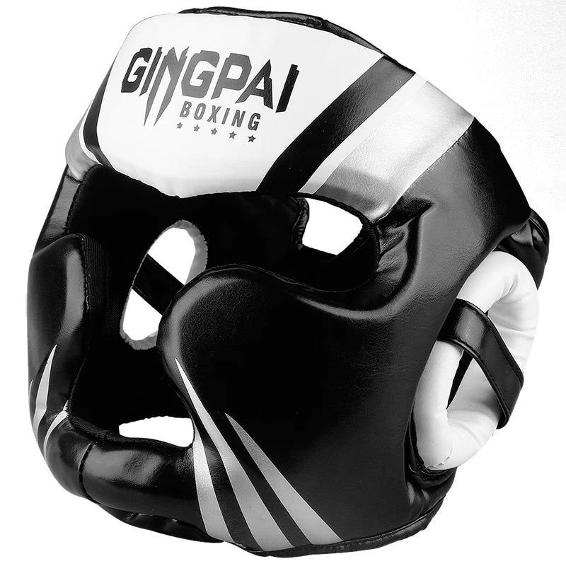 Kick Boxing Helmet for Men Women PU Karate Muay Thai Guantes De Boxeo Free Fight MMA Sanda Training Adults Kids Equipment - Sun Studio