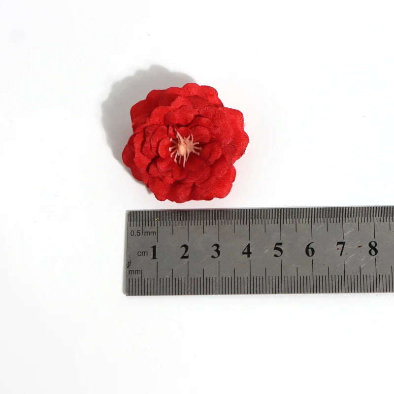 10/20Pcs Artificial Flowers Mini Head Silk Fake Flowers For Home Decor Garden Party Wedding Decoration Craft Wreath Accessories - Sun Studio