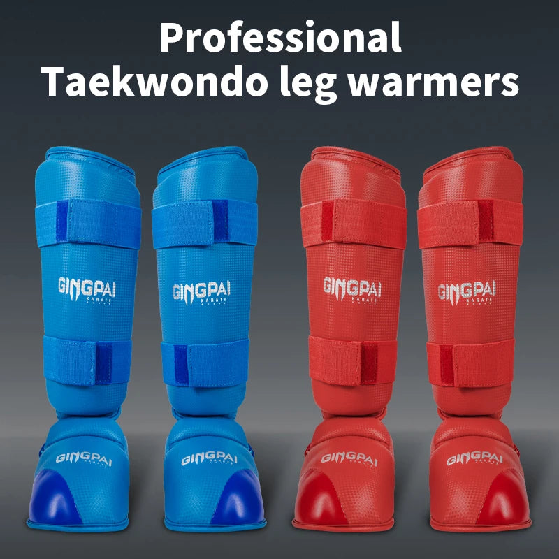 Taekwondo Karate Boxing Leg Hand Foot Protector Set Boxing Gloves Sparring Gear Shin Guard Sports MMA Kids Adults Equipment - Sun Studio