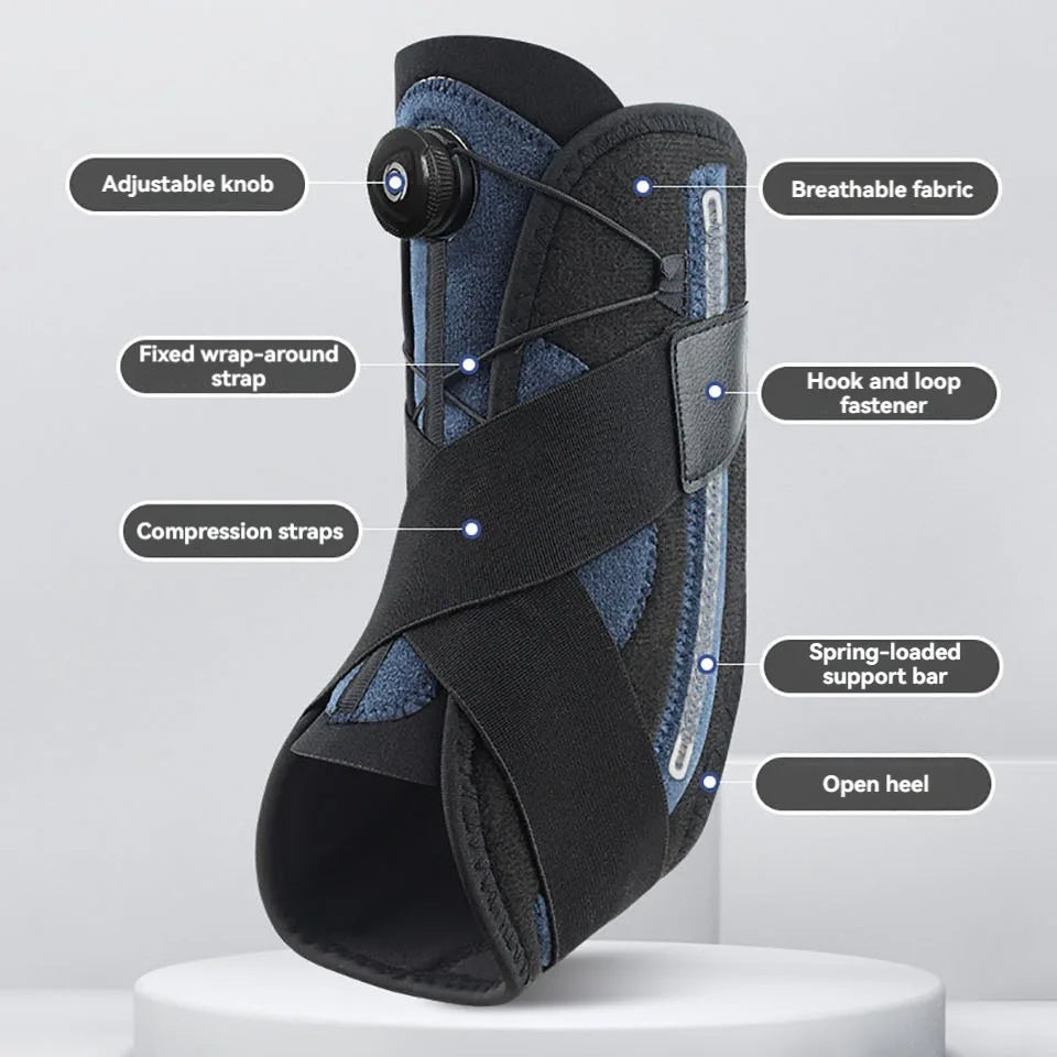 GOBYGO 1Pcs Sport Ankle Protectors Sprain Recovery Joint Protectors Pressurized Support Fixed Rehabilitation Men Women Unisex - Sun Studio