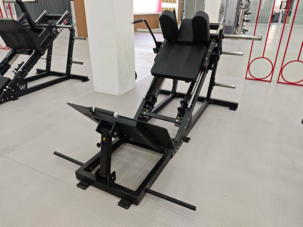 Hacker Squat Multi-Functional Gym Equipment For Strength Training Targets Arms Chest Legs Back Bodybuilding Made Steel Metal - Sun Studio