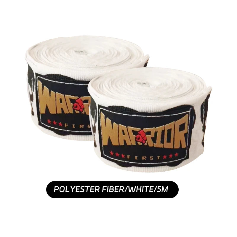 1 Pair Boxing Hand Wraps MMA Muay Thai Kick Boxing Handwraps For Training Bandages Sport Straps 3M/5M Length Skull Print - Sun Studio