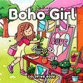 BOHO GIRL: Coloring Book for Adults Featuring Cute Cozy Daily Activities for Relaxation (Cozy Spaces Coloring) - Sun Studio