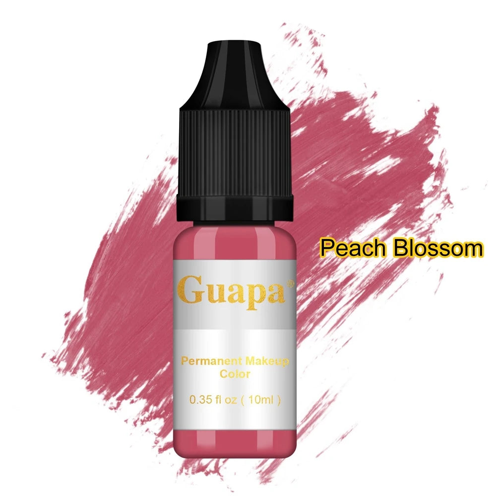 10ML Tattoo Ink Micro pigment Lip Eyebrow Permanent Makeup Pigment Tattoo Supplies for Tattoo Eyebrow Eyeliner Lip