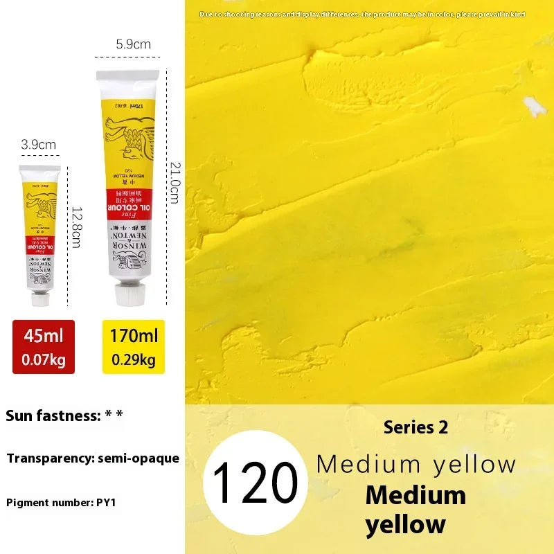 45ml Oil Paint Transparent Tube Fast Drying White Gold Silver Professional Color Painting Supplies For Artists Student Beginners