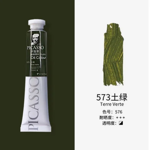 50/170ML Oil Painting Pigment for Beginners and Students Majoring In Fine Art Painting Creation Light-resistant Delicate Pigment