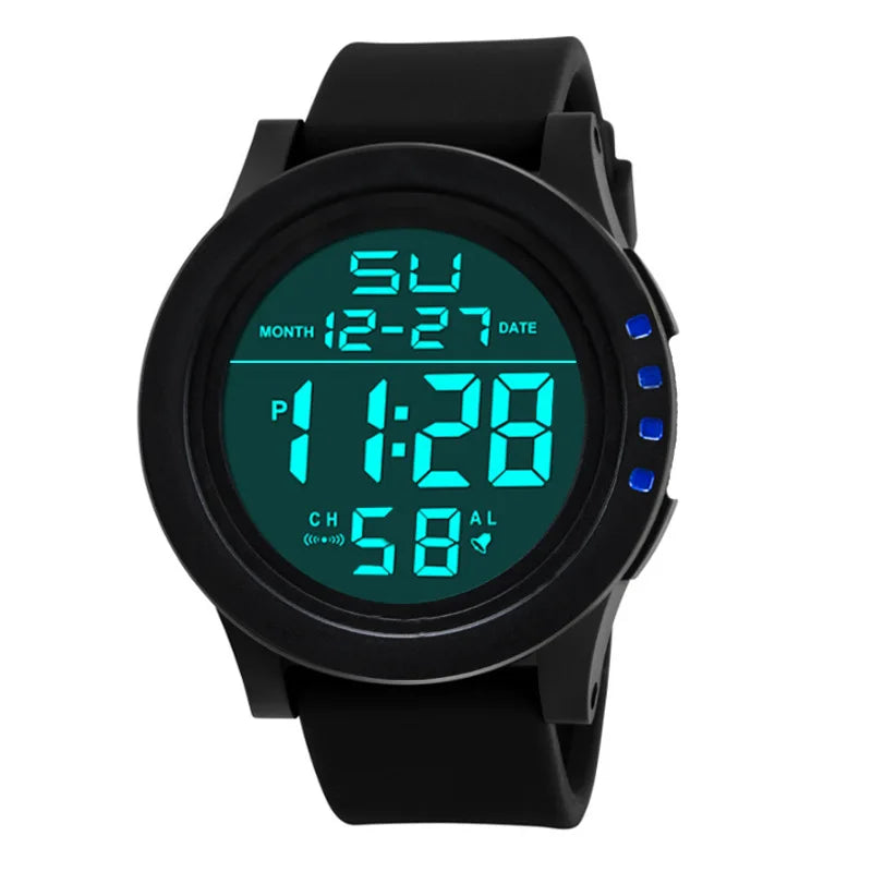 YIKAZE Men's Sports Watch luminous Waterproof Alarm Clock Man Digital Watches Multifunction Military Electronic Wristwatch - Sun Studio