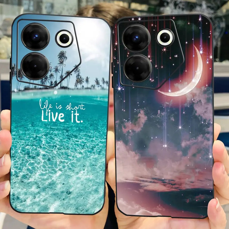For Tecno Camon 20 Pro 5G Case 2023 Cute Love Heart Football Slim Cover Soft Silicone Funda For Tecno Camon20 Pro 5G CK8n Bumper - Sun Studio