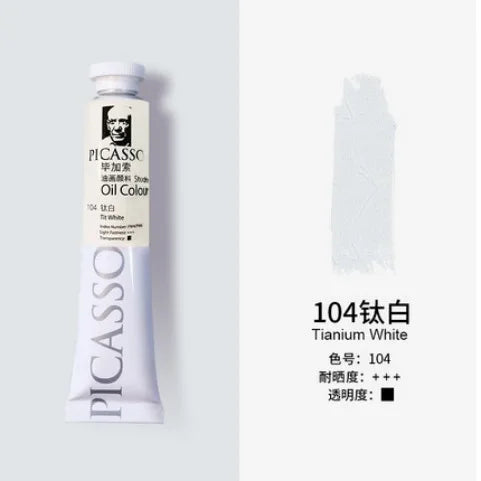 50/170ML Oil Painting Pigment for Beginners and Students Majoring In Fine Art Painting Creation Light-resistant Delicate Pigment
