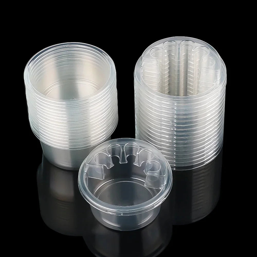 20pcs/box Tattoo Needle Cup Holder - Disposable Cleaning Cup for Tattoo and Embroidery Needle - Integrated Needle Cleaning - Sun Studio