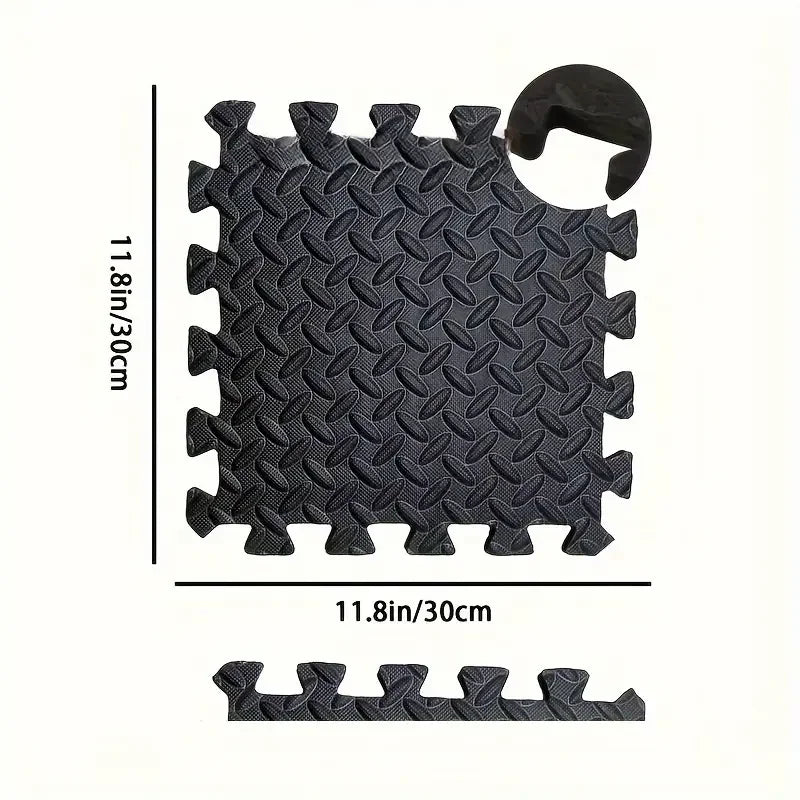 8/16 Pcs Foam Fitness Non Slip Yoga Mat Fitness Floor Tile Protection Pad Fitness Equipment Mat Suitable for Indoor Fitness - Sun Studio