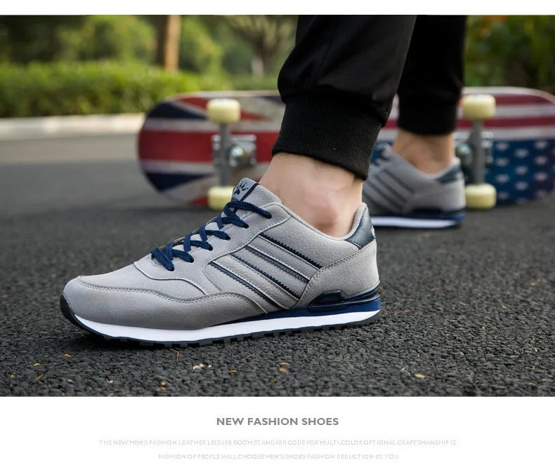 Brand Sneakers Men Outdoor Running Shoes High Quality Lace-Up Men Casual Shoes Fashion Comfortable Walking Shoes Tenis Hombres - Sun Studio
